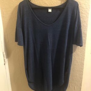 Old Navy Long Navy Blue Top